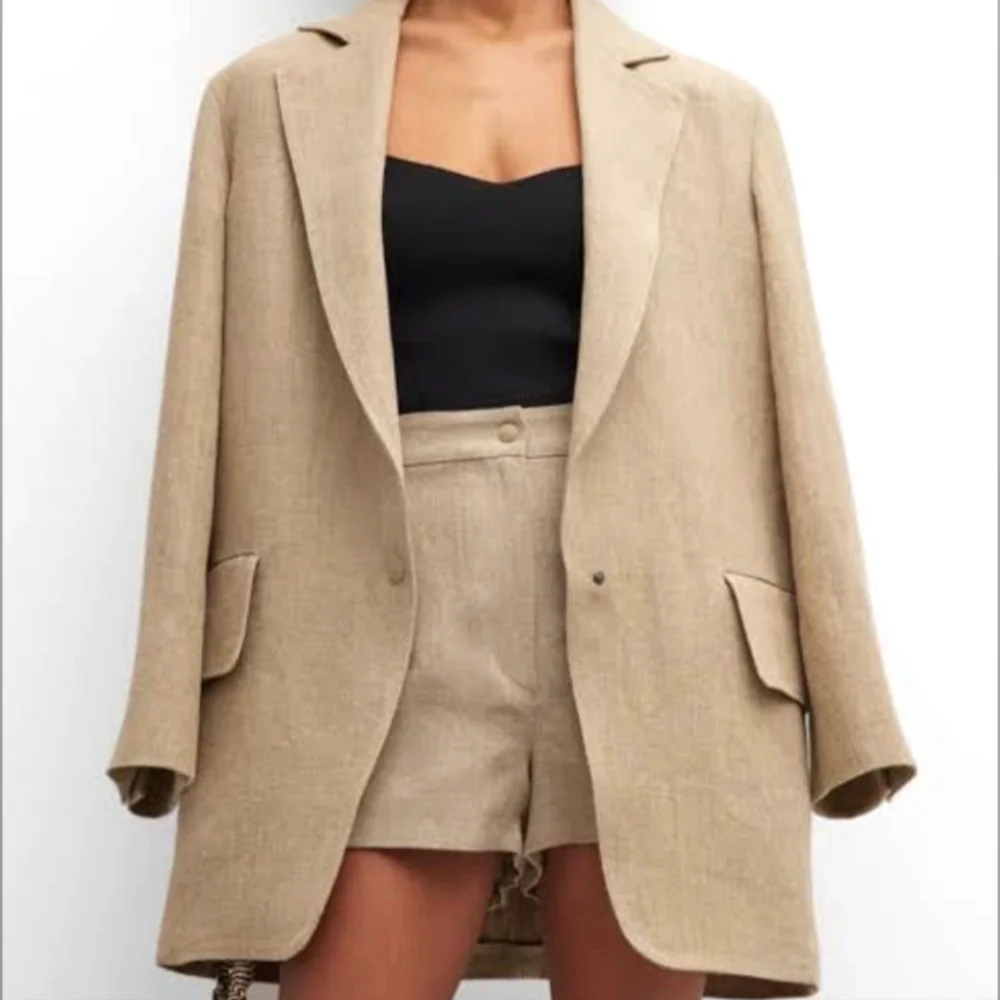 NWT❤️MAX MARA Undici Linen Blazer Jacket - Picture 1 of 8